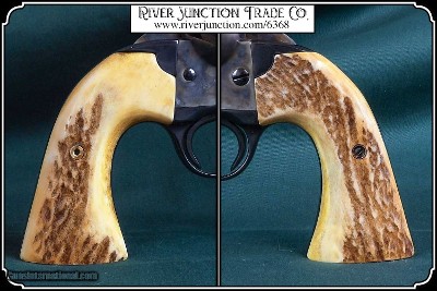 Elk Horn Grips with Bark for the Bisley - Image 8 of 17