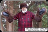 3 piece Buffalo Hide set of cold weather wear for a Giant of a man. - 5 of 11