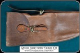 Custom leather single shot rifle case - 5 of 8