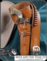 Holster - Vintage John Bianchi #1898H rig. Matt Dillon and GUNSMOKE - 1 of 12