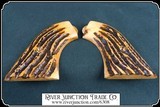 Elk Horn Stag Jigged Grips for the UBERTI 1875/90 Remington OR your ANTIQUE ORIGINAL 1875/90 Remington - 7 of 16