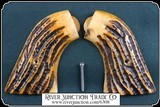 Elk Horn Stag Jigged Grips for the UBERTI 1875/90 Remington OR your ANTIQUE ORIGINAL 1875/90 Remington - 6 of 16