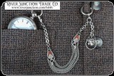 German Silver Draped Watch Chain - 2 of 6