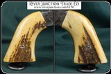 Hand made Elk Horn with Bark grips for the UBERTI 1875/90 Remington OR your ANTIQUE ORIGINAL 1875/90 Remington - 4 of 9