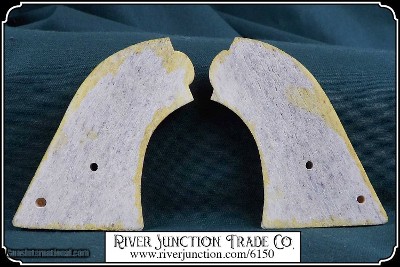 Hand made Elk Horn with Bark grips for the UBERTI 1875/90 Remington OR your ANTIQUE ORIGINAL 1875/90 Remington - Image 8 of 9