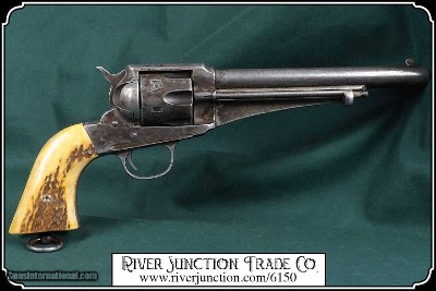 Hand made Elk Horn with Bark grips for the UBERTI 1875/90 Remington OR your ANTIQUE ORIGINAL 1875/90 Remington - Image 2 of 9