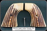 Original Antique Jigged Bone Grips for 1873 Colt SAA - 6 of 8