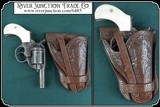Antique holster for a short barreled Colt Lightning / Thunderer, S&W or many others - 5 of 9