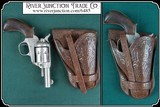 Antique holster for a short barreled Colt Lightning / Thunderer, S&W or many others - 3 of 9