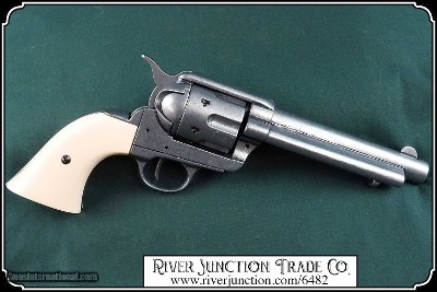 Non- firing 1873 Colt. simulated Ivory grips 5 1/2 inch barrel - Image 2 of 4