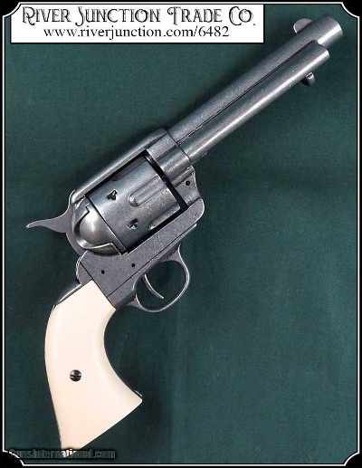 Non- firing 1873 Colt. simulated Ivory grips 5 1/2 inch barrel
