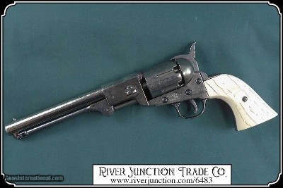 Non- firing pistol - Griswold & Gunnison Confederate Pistol Antique silver/blue - Image 3 of 4