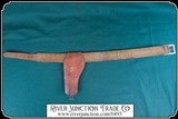 Antique brass spotted holster and belt for 4 3/4 inch barreled Colt SAA - 9 of 14