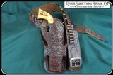 High Art bench made holster with well match hardware store belt - 3 of 12