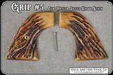 (Special Order) MAKE TO YOUR GUN Smooth Elk, Jigged Elk, and Stag Elk with Bark-Grips - 8 of 16