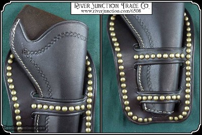 Cross Draw Cheyenne Spotted Holster for 4.75 to 5.5 in Barrel - Image 7 of 9