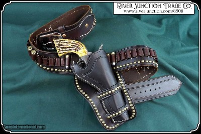 Cross Draw Cheyenne Spotted Holster for 4.75 to 5.5 in Barrel - Image 3 of 9