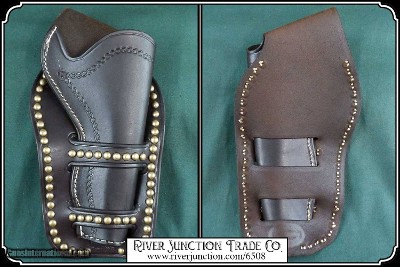 Cross Draw Cheyenne Spotted Holster for 4.75 to 5.5 in Barrel - Image 6 of 9