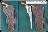Top Quality Floral Carved Holster for 7 1/2 inch barreled Colt and more - 5 of 11