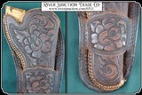 Top Quality Floral Carved Holster for 7 1/2 inch barreled Colt and more - 8 of 11