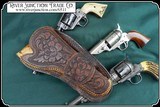 Top Quality Floral Carved Holster for 7 1/2 inch barreled Colt and more - 3 of 11