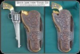 Top Quality Floral Carved Holster for 7 1/2 inch barreled Colt and more - 6 of 11