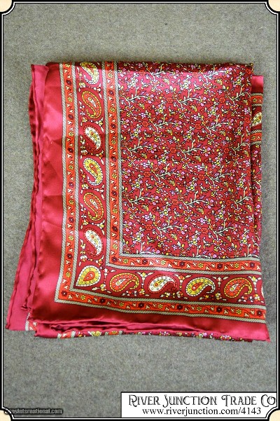 Bandana - Silk Bandana - Calico Print - Image 6 of 13
