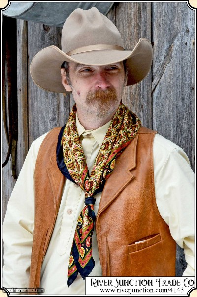 Bandana - Silk Bandana - Calico Print - Image 4 of 13