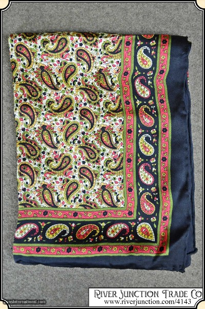 Bandana - Silk Bandana - Calico Print - Image 8 of 13