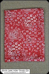 Bandana - Old Fashion Silk in Blue or Red Calico - 4 of 5