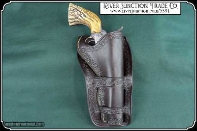 Cheyenne Holster with boarder stamping 4 3/4, 5-1/2 inch barrel. - Image 4 of 9