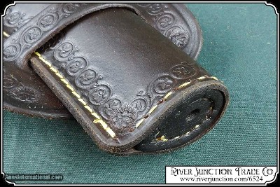 Cheyenne Leaf and Vine Border Holster for 7.5 in Barrels - Image 8 of 9