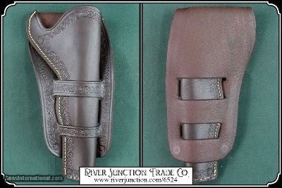 Cheyenne Leaf and Vine Border Holster for 7.5 in Barrels - Image 6 of 9