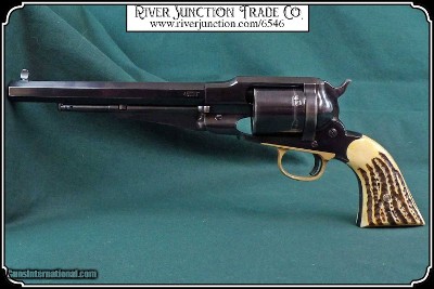 Jigged Elk Horn Grips for Uberti 1858 - Image 3 of 9