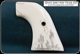 One of a kind Old Vaquero, Wrangler and more by John Cody Scrimshaw Ruger Grips - 4 of 7