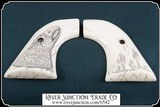 One of a kind Old Vaquero, Wrangler and more by John Cody Scrimshaw Ruger Grips - 5 of 7