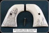 One of a kind Old Vaquero, Wrangler and more by John Cody Scrimshaw Ruger Grips - 2 of 7