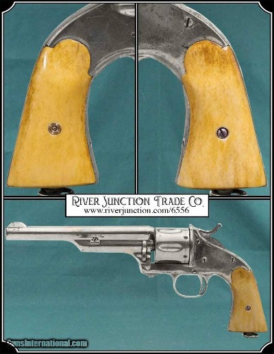 Grips for a Merwin Hulbert two piece ELK HORN SMOOTH