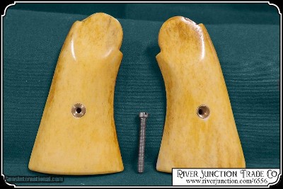 Grips for a Merwin Hulbert two piece ELK HORN SMOOTH - Image 5 of 8