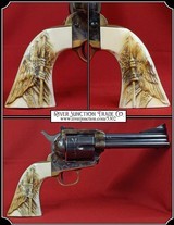 Grips ~ American Eagle 1860 Army 1872 Colt, Uberti, Pietta & 1873 El Patron Grizzly Paw - Antique Ivory grip RJT#5302 - 1 of 9