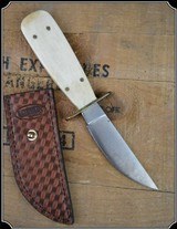 Marbles Cowboy Stag Bone Skinner Hunting Knife 4.5