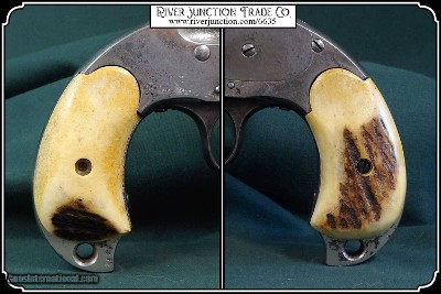 Grips for a Merwin Hulbert two piece ELK HORN WITH BARK - Image 4 of 9