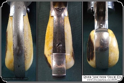 Grips for a Merwin Hulbert two piece ELK HORN WITH BARK - Image 5 of 9