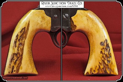 Elk Horn Grips with Bark for the Bisley - Image 4 of 17