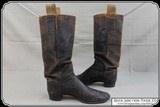 Original antique Old West Cowboy boots with original boot trees - 4 of 9