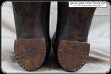 Original antique Old West Cowboy boots with original boot trees - 6 of 9