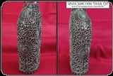 Glass Flask with filigreed pewter casing - 9 of 12