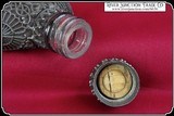 Glass Flask with filigreed pewter casing - 6 of 12