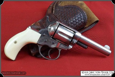 Colt Lightning & Thunderer Grips ~ Hand made Bone two piece Grips RJT#5529 - Image 2 of 9