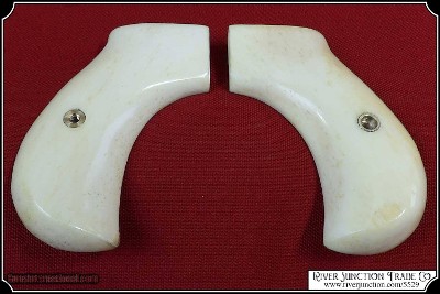 Colt Lightning & Thunderer Grips ~ Hand made Bone two piece Grips RJT#5529 - Image 7 of 9